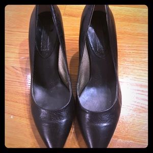 Banana Republic Black Leather heels